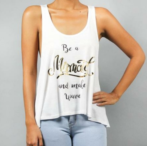 Tops - BE A MERMAID TANK TOP